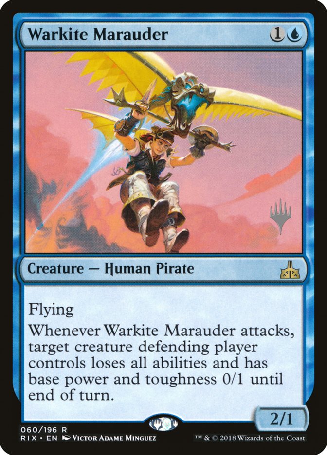 Warkite Marauder (Promo Pack) [Rivals of Ixalan Promos] Magic: The Gathering
