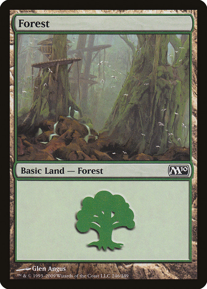 Forest (246) [Magic 2010] Magic: The Gathering