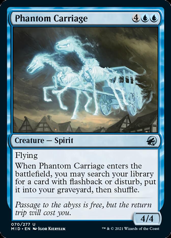 Phantom Carriage [Innistrad: Midnight Hunt] Magic: The Gathering