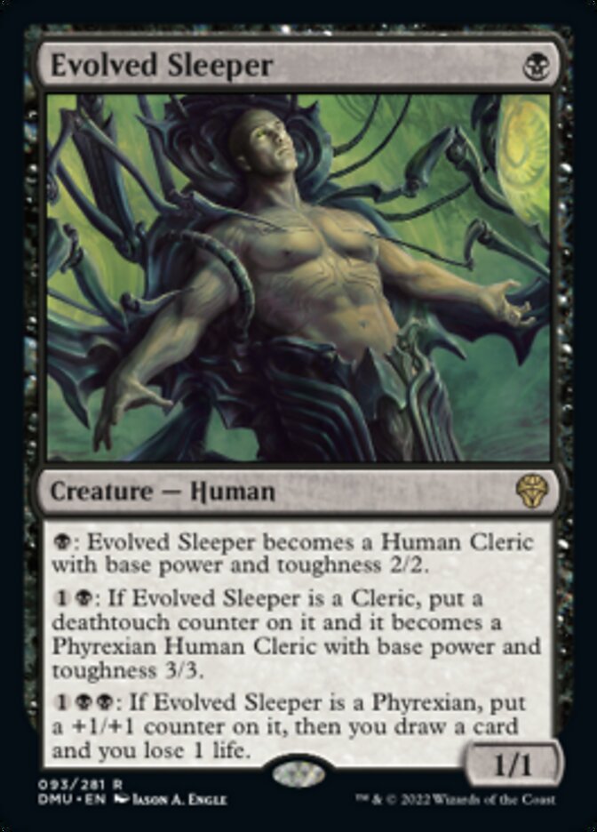 Evolved Sleeper [Dominaria United] Magic: The Gathering