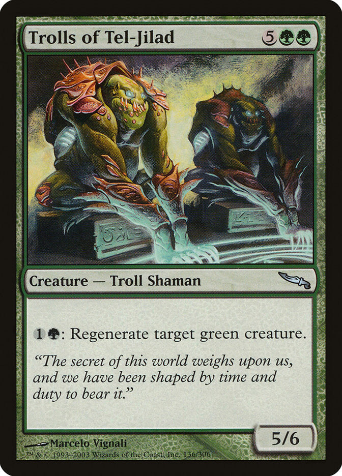 Trolls of Tel-Jilad [Mirrodin] Magic: The Gathering