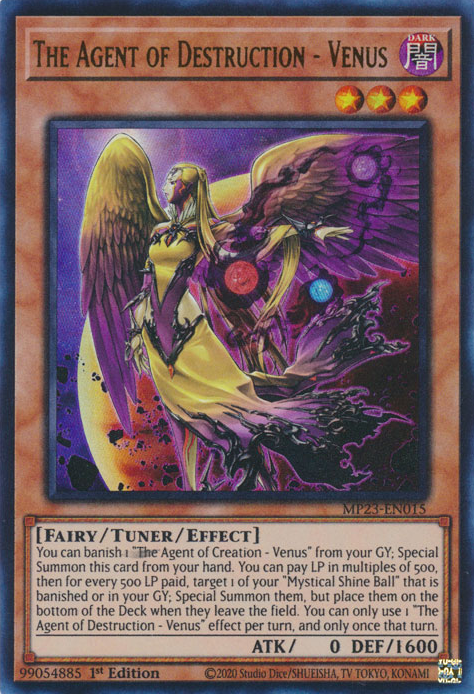 The Agent of Destruction - Venus [MP23-EN015] Ultra Rare Yu-Gi-Oh!