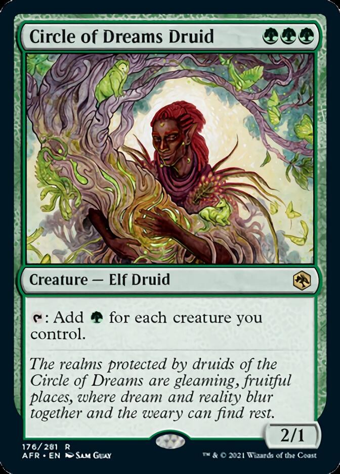 Circle of Dreams Druid [Dungeons & Dragons: Adventures in the Forgotten Realms] Magic: The Gathering