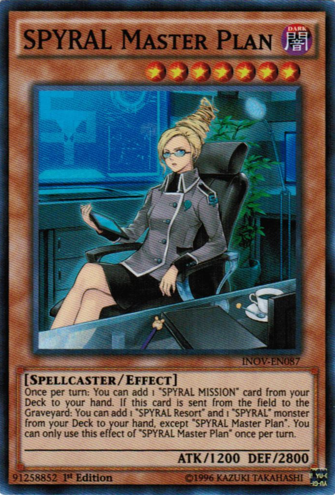 Spyral Master Plan [INOV-EN087] Super Rare Yu-Gi-Oh!