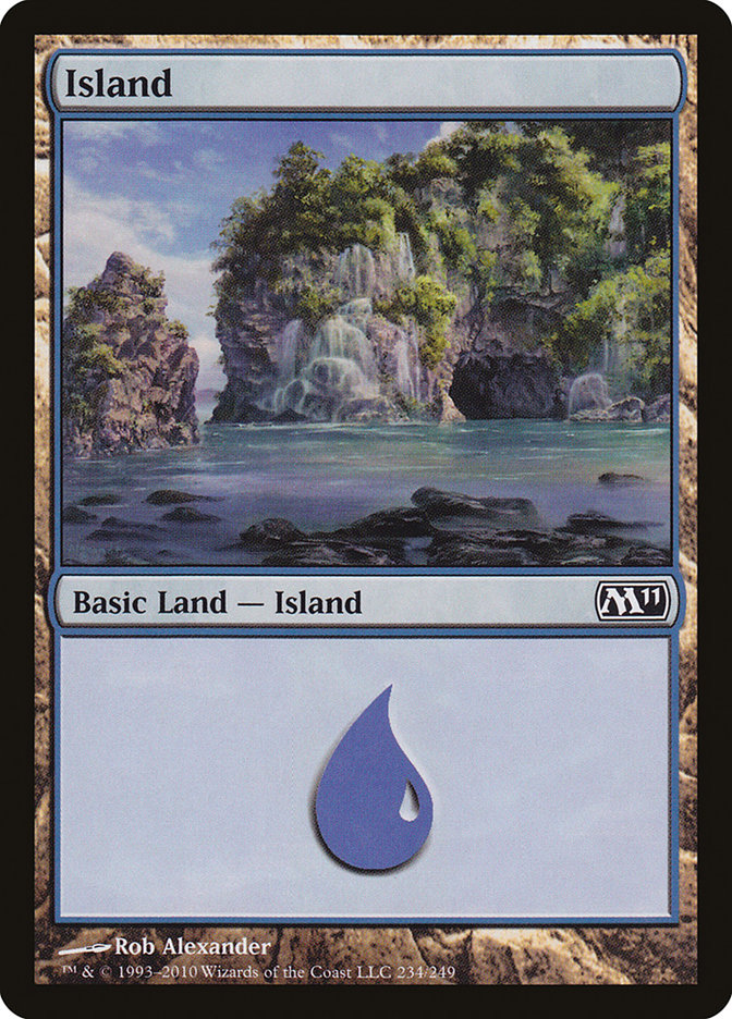 Island (234) [Magic 2011] Magic: The Gathering