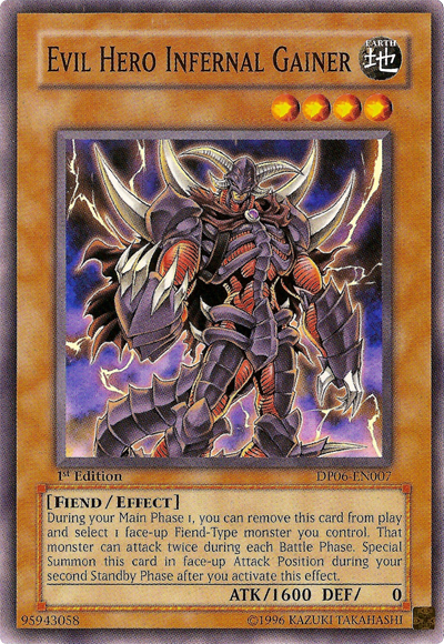 Evil Hero Infernal Gainer [DP06-EN007] Common Yu-Gi-Oh!