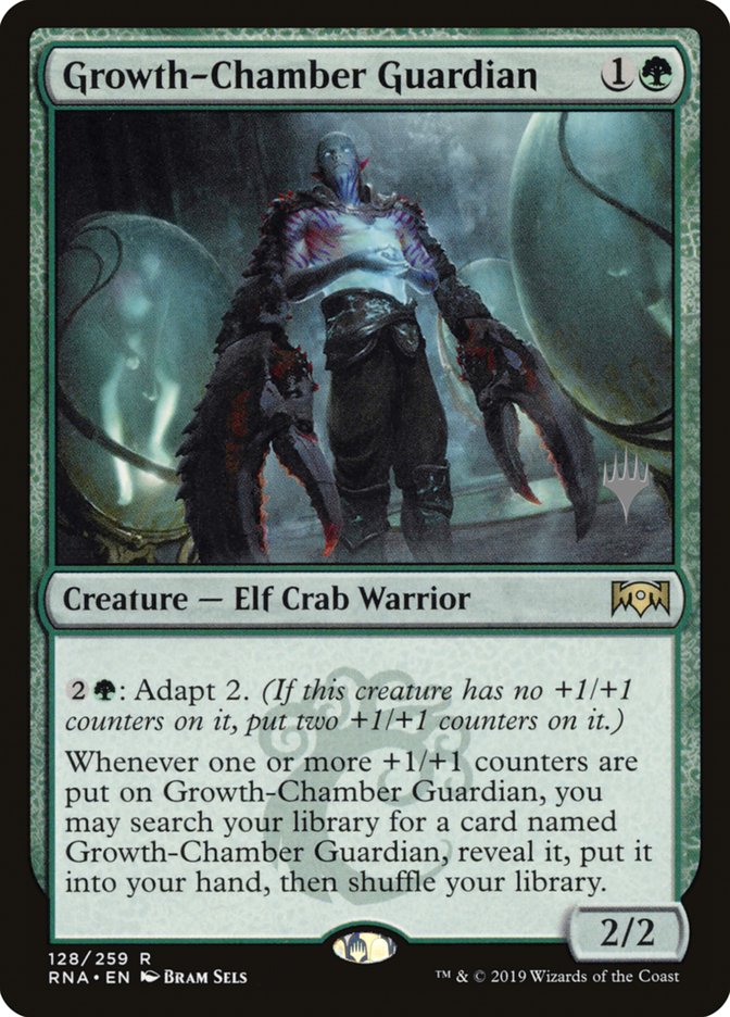 Growth-Chamber Guardian (Promo Pack) [Ravnica Allegiance Promos] Magic: The Gathering