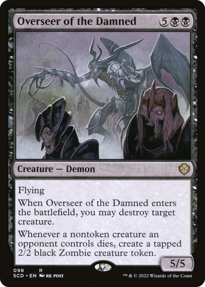 Overseer of the Damned [Starter Commander Decks] Magic: The Gathering