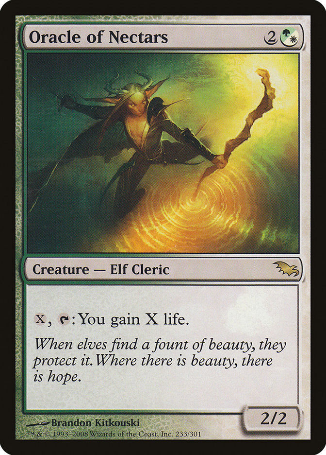 Oracle of Nectars [Shadowmoor] Magic: The Gathering