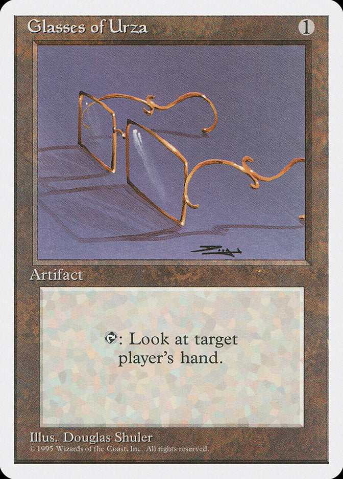 Glasses of Urza [Fourth Edition] Magic: The Gathering
