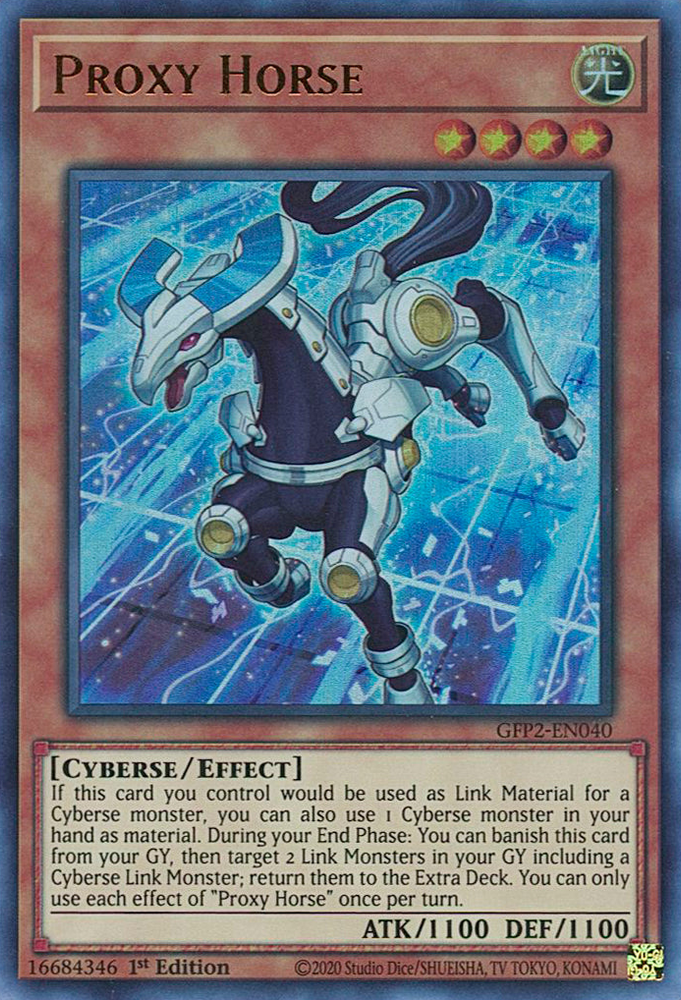 Proxy Horse [GFP2-EN040] Ultra Rare Yu-Gi-Oh!