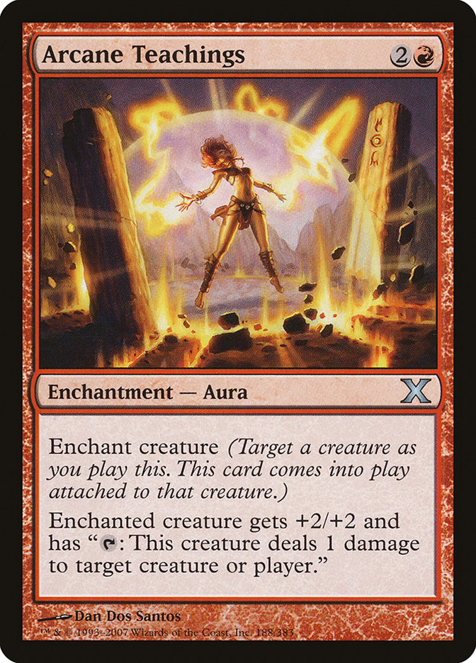Arcane Teachings [Tenth Edition] Magic: The Gathering