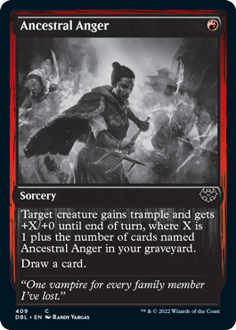 Ancestral Anger [Innistrad: Double Feature] Magic: The Gathering