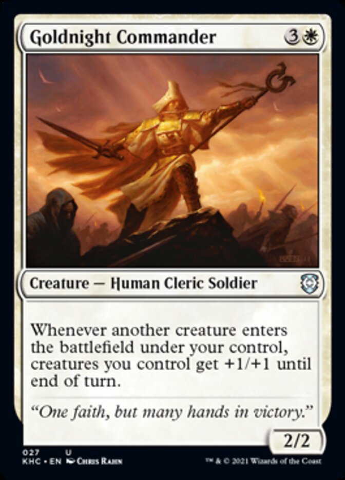 Goldnight Commander [Kaldheim Commander] Magic: The Gathering