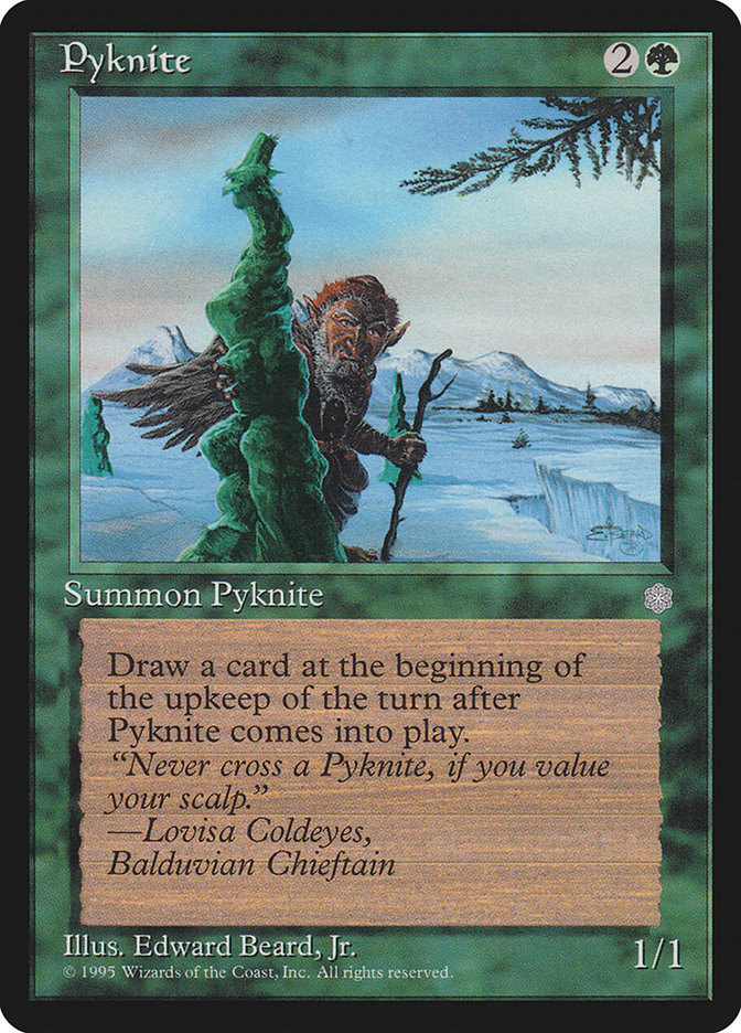 Pyknite [Ice Age] Magic: The Gathering