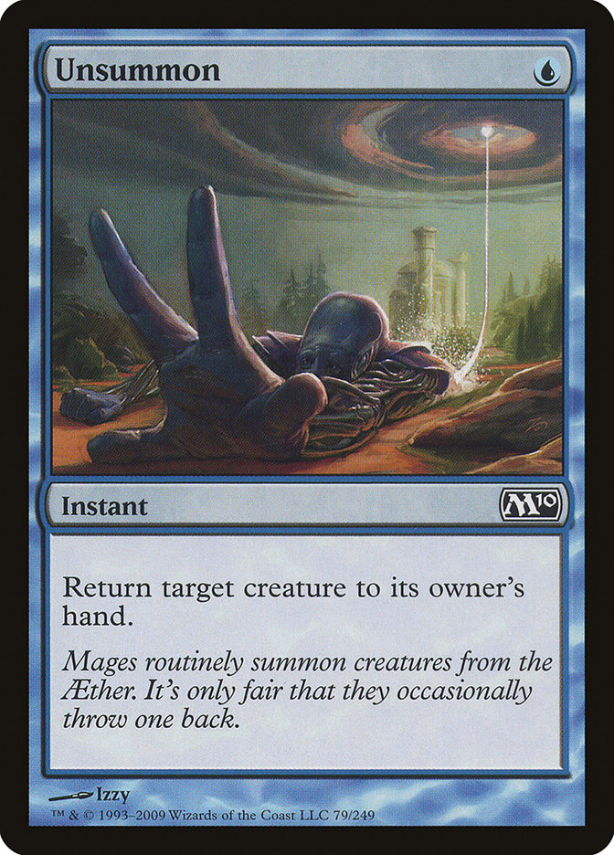 Unsummon [Magic 2010] Magic: The Gathering
