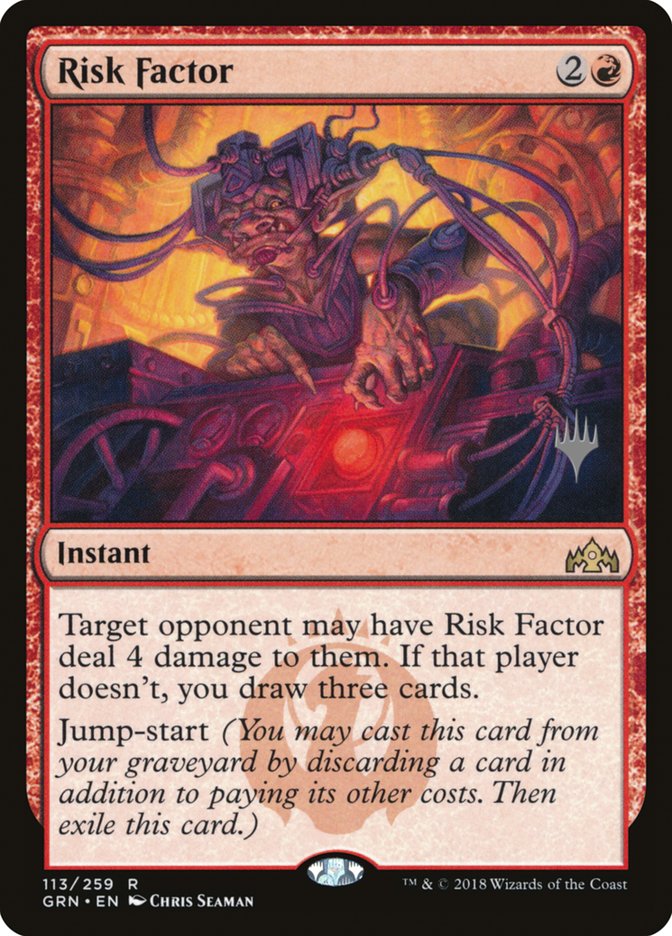 Risk Factor (Promo Pack) [Guilds of Ravnica Promos] Magic: The Gathering