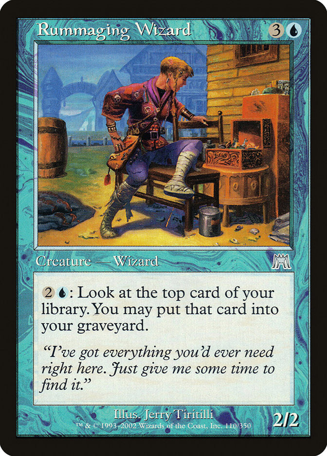 Rummaging Wizard [Onslaught] Magic: The Gathering
