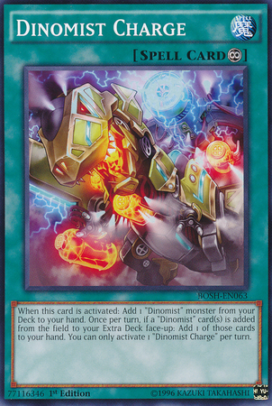 Dinomist Charge [BOSH-EN063] Common Yu-Gi-Oh!