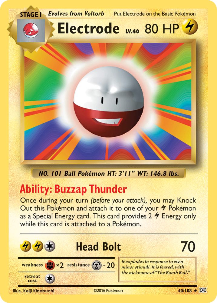 Electrode (40/108) [XY: Evolutions] Pokémon