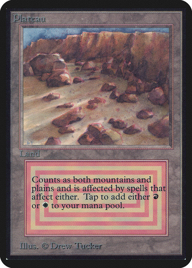 Plateau [Alpha Edition] Magic: The Gathering