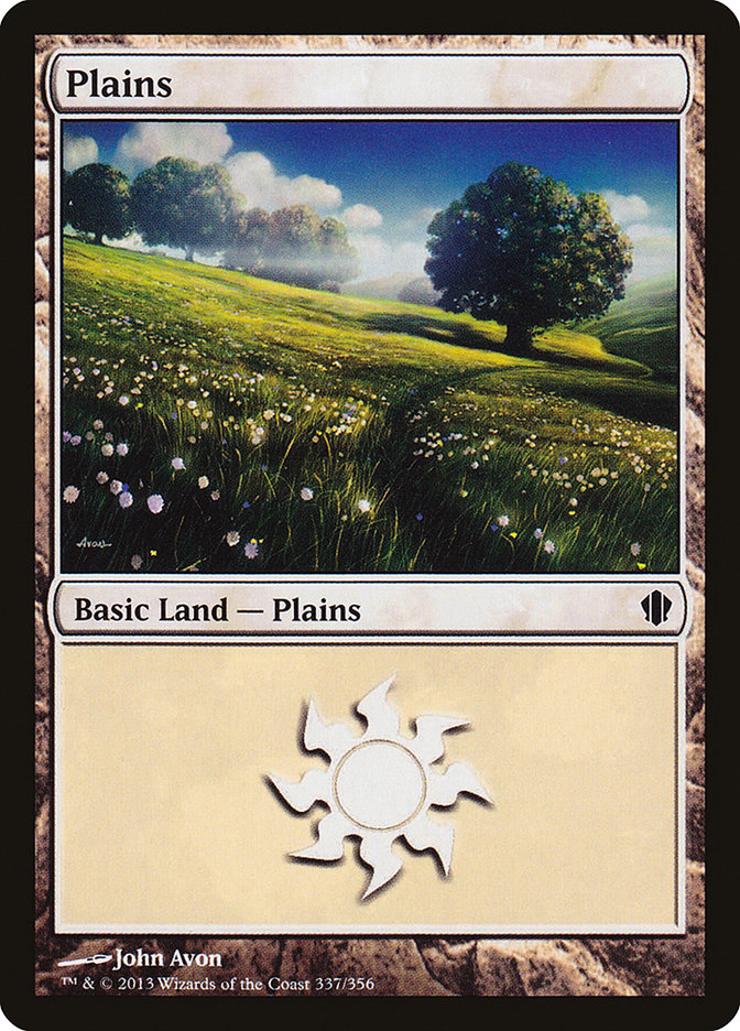 Plains (337) [Commander 2013] Magic: The Gathering