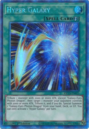 Hyper Galaxy (Collector's Rare) [KICO-EN021] Collector's Rare Yu-Gi-Oh!