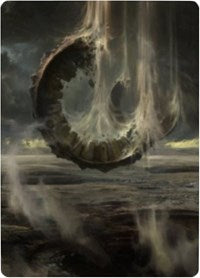 Wasteland Art Card [Zendikar Rising Art Series] Magic: The Gathering