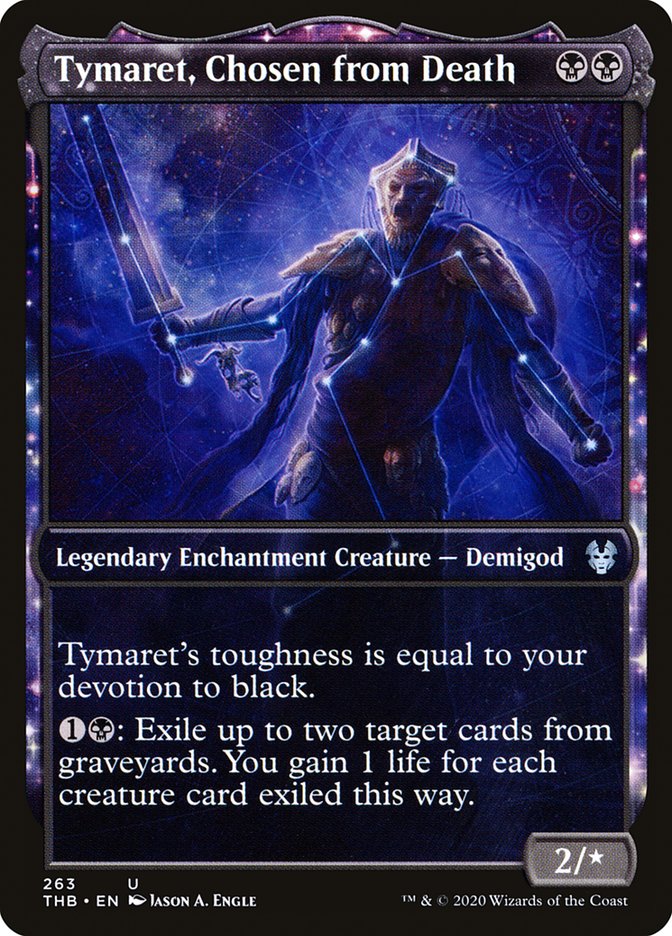 Tymaret, Chosen from Death (Showcase) [Theros Beyond Death] Magic: The Gathering