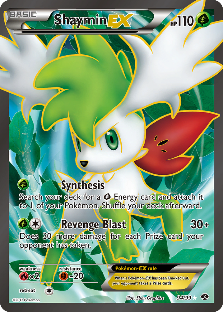 Shaymin EX (94/99) [Black & White: Next Destinies] Pokémon