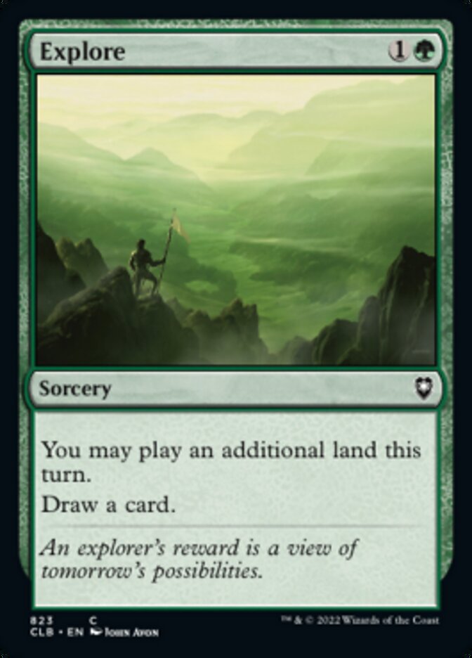 Explore [Commander Legends: Battle for Baldur's Gate] Magic: The Gathering