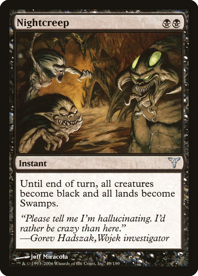 Nightcreep [Dissension] Magic: The Gathering