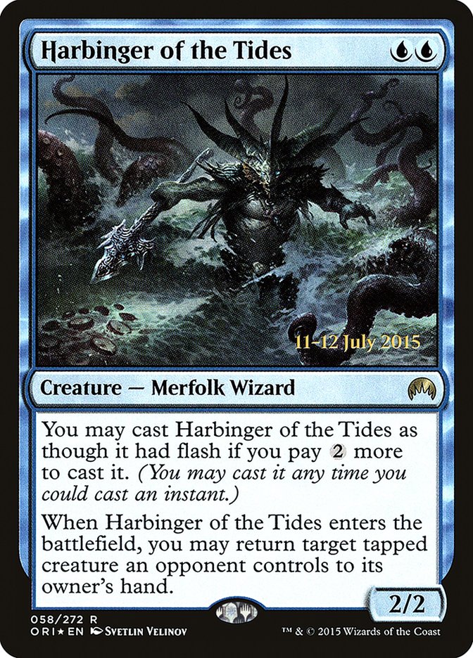 Harbinger of the Tides [Magic Origins Prerelease Promos] Magic: The Gathering