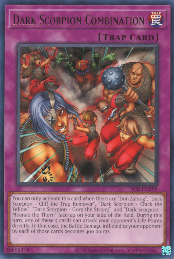 Dark Scorpion Combination [DCR-EN098] Rare Yu-Gi-Oh!