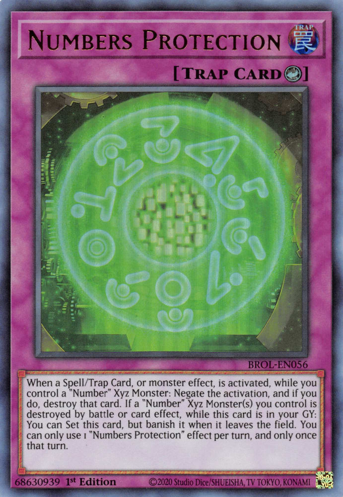 Numbers Protection [BROL-EN056] Ultra Rare Yu-Gi-Oh!