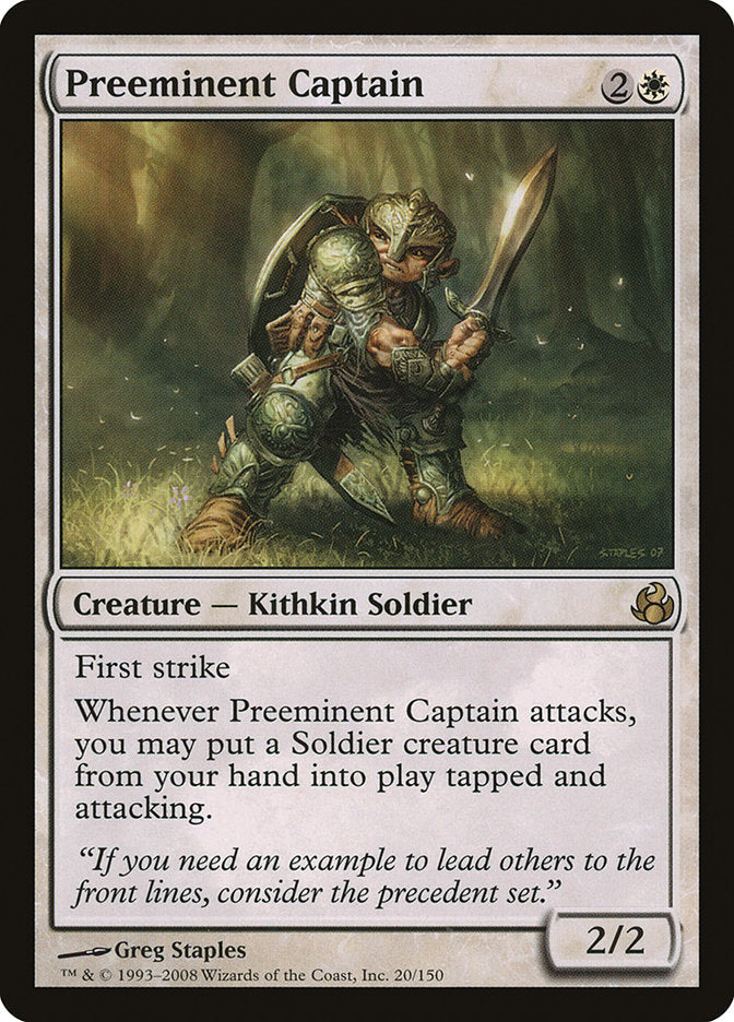 Preeminent Captain [Morningtide] Magic: The Gathering