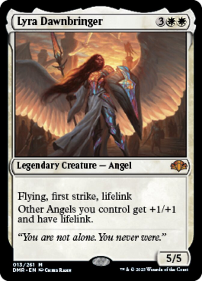 Lyra Dawnbringer [Dominaria Remastered] Magic: The Gathering