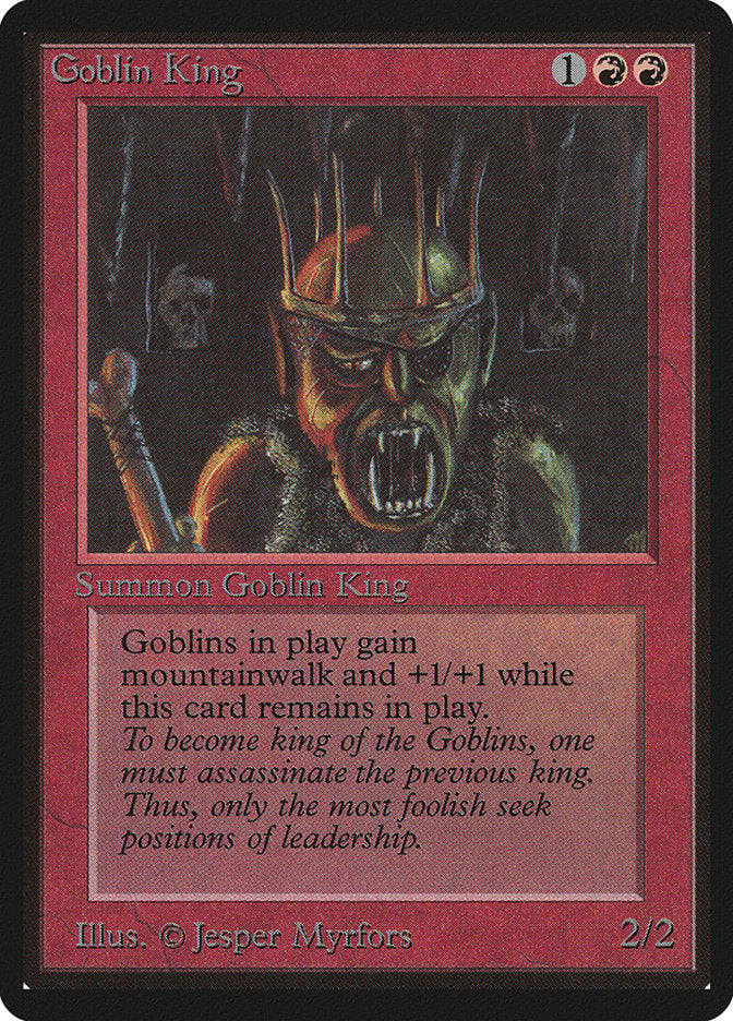 Goblin King [Beta Edition] Magic: The Gathering