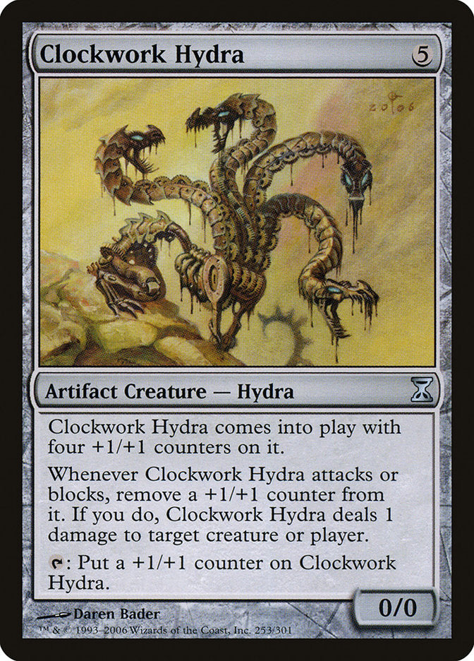 Clockwork Hydra [Time Spiral] Magic: The Gathering