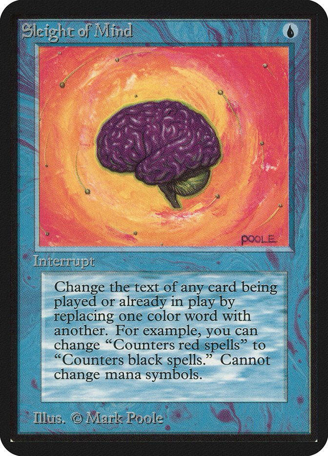 Sleight of Mind [Alpha Edition] Magic: The Gathering