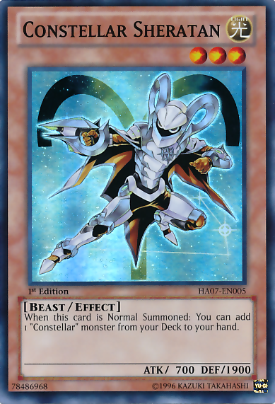 Constellar Sheratan [HA07-EN005] Super Rare Yu-Gi-Oh!