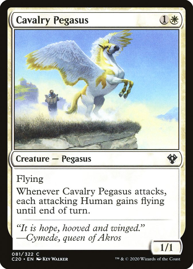 Cavalry Pegasus [Commander 2020] Magic: The Gathering