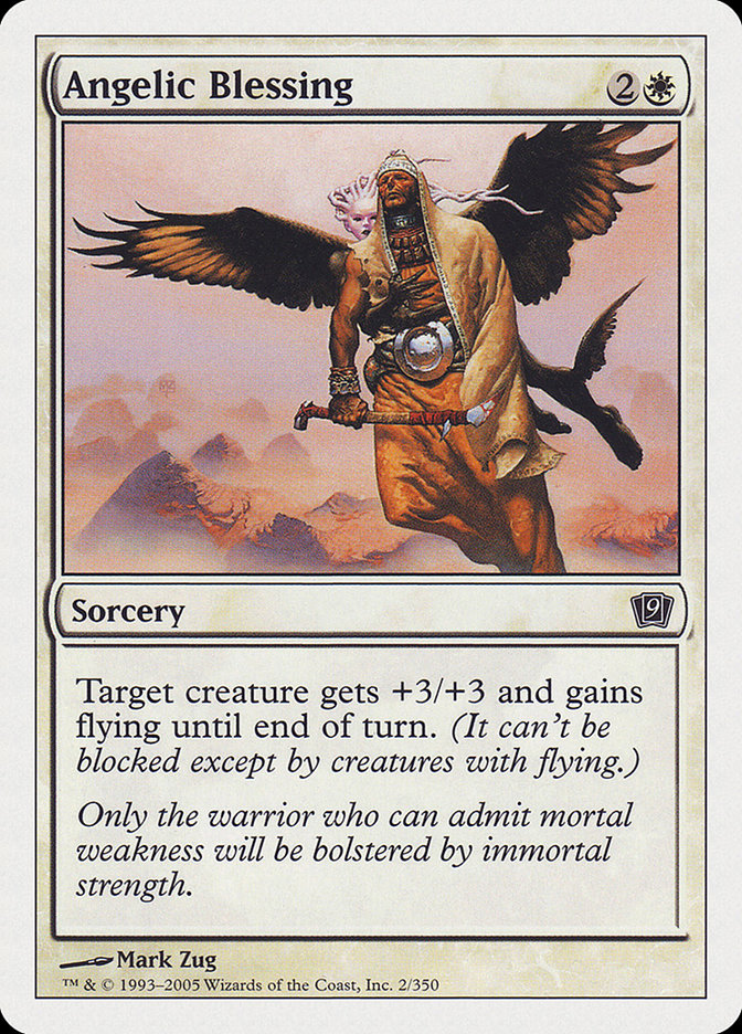 Angelic Blessing [Ninth Edition] Magic: The Gathering