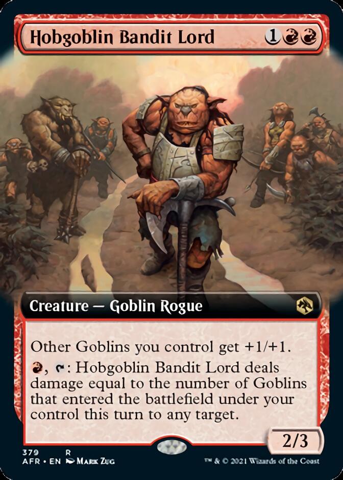 Hobgoblin Bandit Lord (Extended Art) [Dungeons & Dragons: Adventures in the Forgotten Realms] Magic: The Gathering