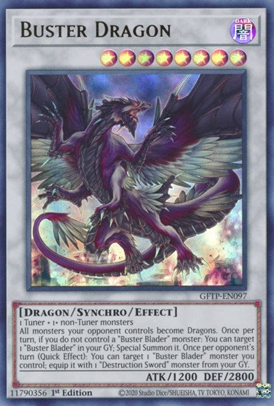Buster Dragon [GFTP-EN097] Ultra Rare Yu-Gi-Oh!