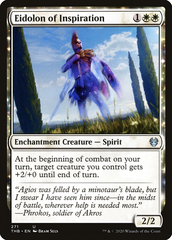 Eidolon of Inspiration [Theros Beyond Death] Magic: The Gathering