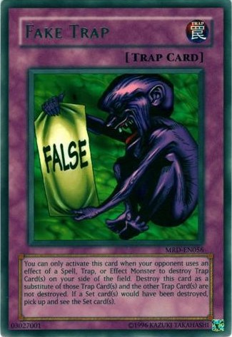 Fake Trap [MRD-EN056] Rare Yu-Gi-Oh!