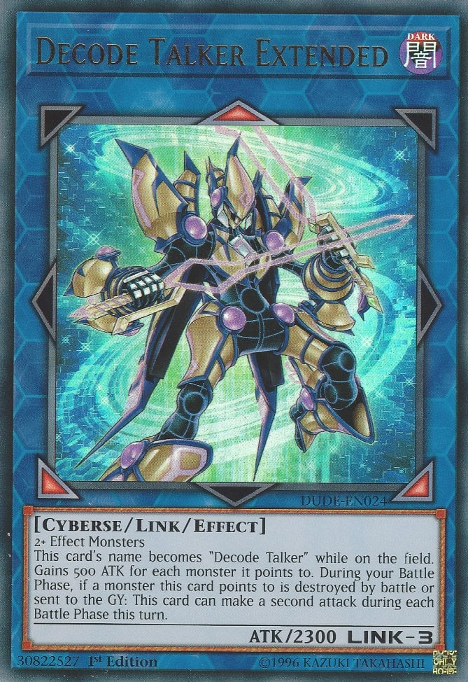 Decode Talker Extended [DUDE-EN024] Ultra Rare Yu-Gi-Oh!