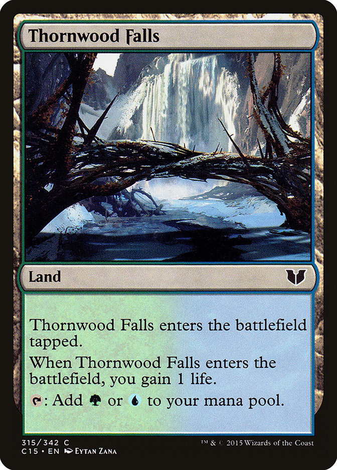 Thornwood Falls [Commander 2015] Magic: The Gathering