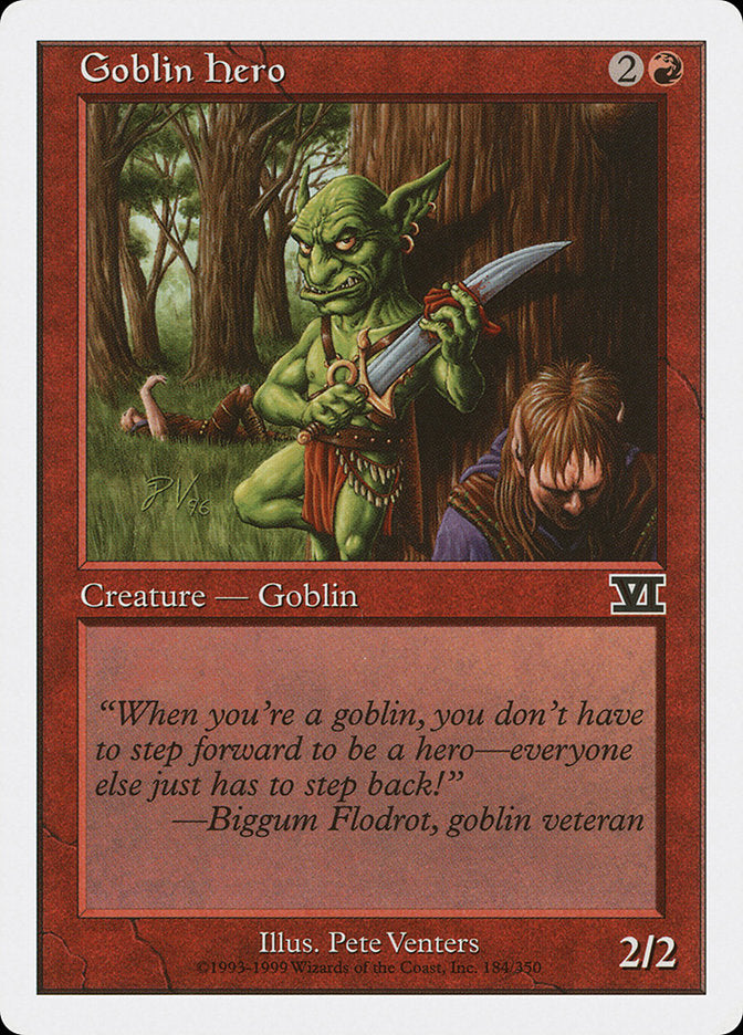 Goblin Hero [Classic Sixth Edition] Magic: The Gathering